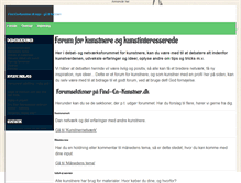 Tablet Screenshot of forum.find-en-kunstner.dk
